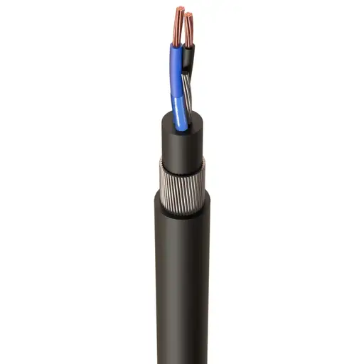 Multi BS5308 (85251) 1 Pair x 0.75 Part 1 Type 2 CAM SWA Black Cable